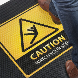 Alternative view of Super Scrape Impressions egyedi HD nyomtatású, gumi szennyfogó szőnyeg